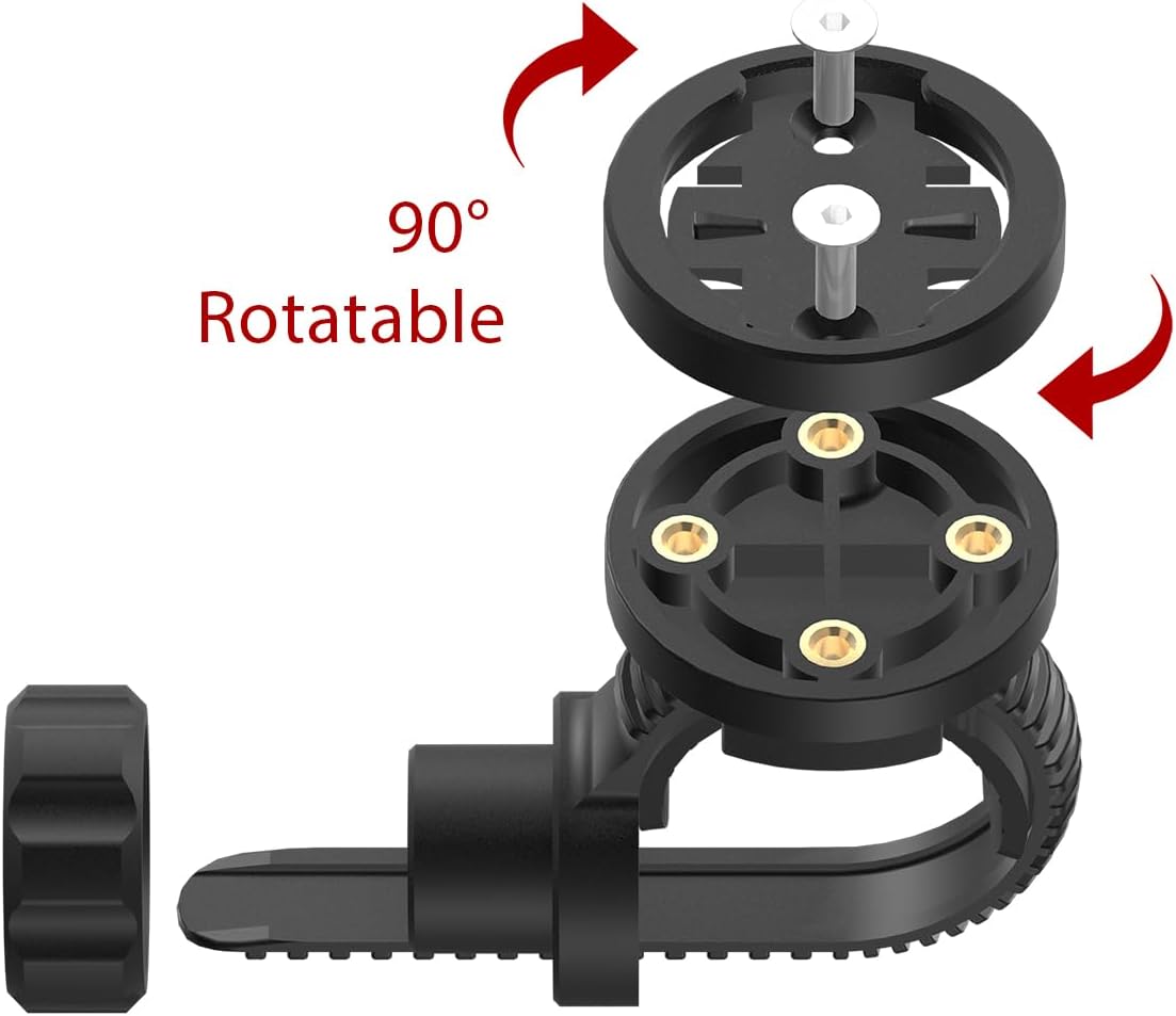 CYCLAMI Adjustable Out Front Bike Mount, Compatible with Garmin Edge, iGPSPORT, XOSS, CooSpo Magene, CYCPLUS GPS
