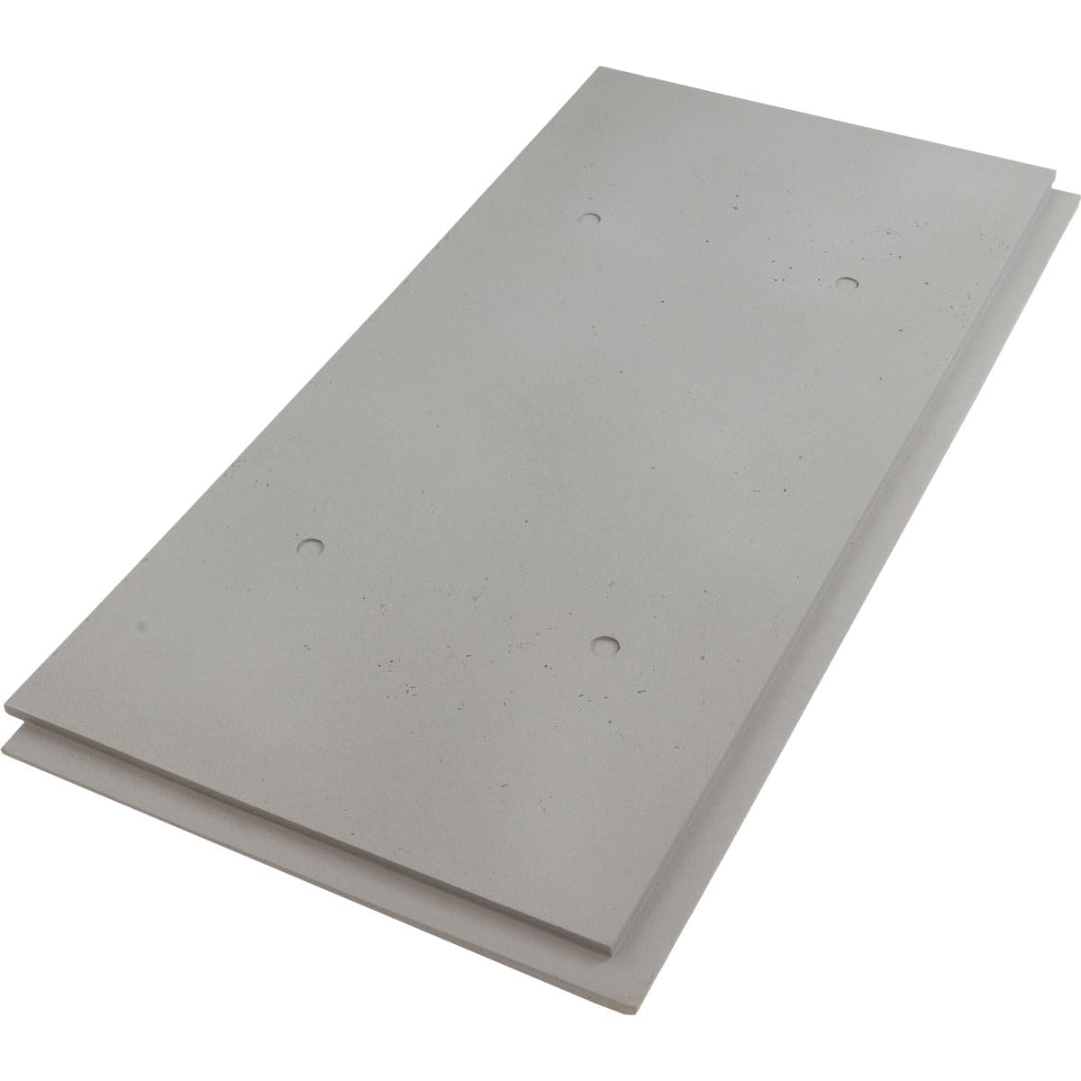 EverStone Modern Smooth Faux Concrete Panel, 48 1/4"W x 24 1/8"H x 7/8"D, Mist Stone
