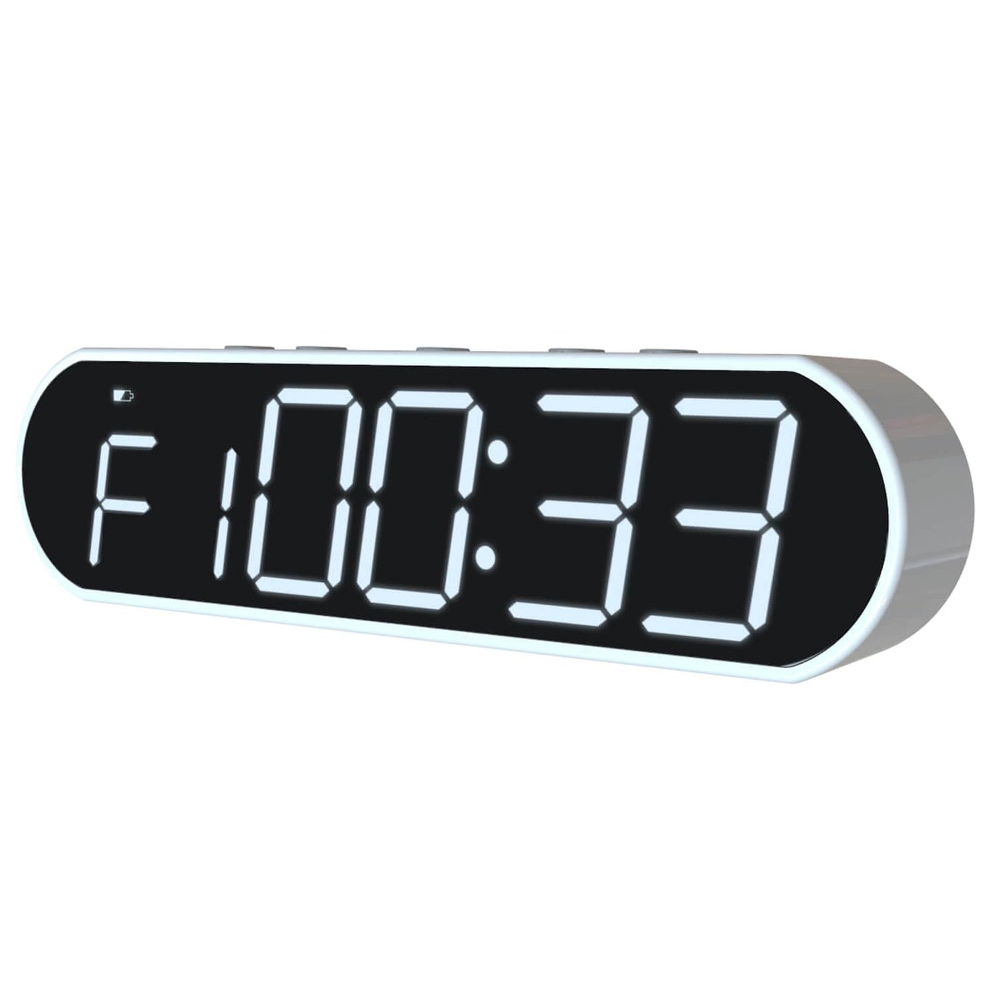 Mkuronbiuty Portable LED Gym Timer, Workout Clock for HIIT Tabata Fitness at Home,Garage,Outdoors. Multiple functionality with Customizable Interval Setting, Easy to Read Display.