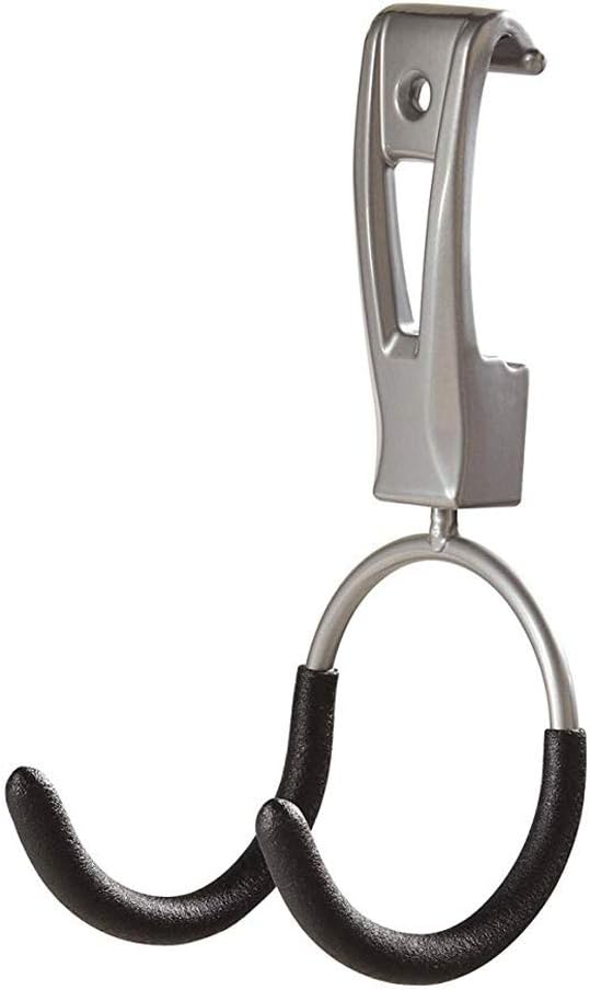 Rubbermaid Garage Hook Organizers - Powder Coated Metallic for Ladder, Tool & Bike Storage | 6 Pack