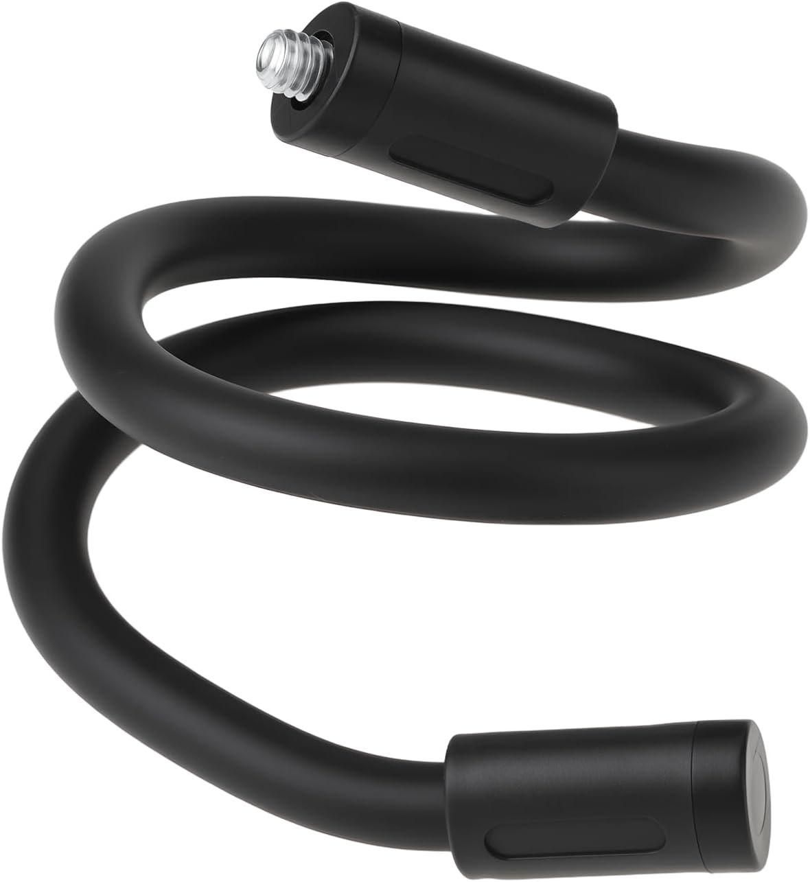 1/4'' Flexible Bracket Twist Mount Base Bracket for Crib Surveillance Camera Remote Care Device, Black