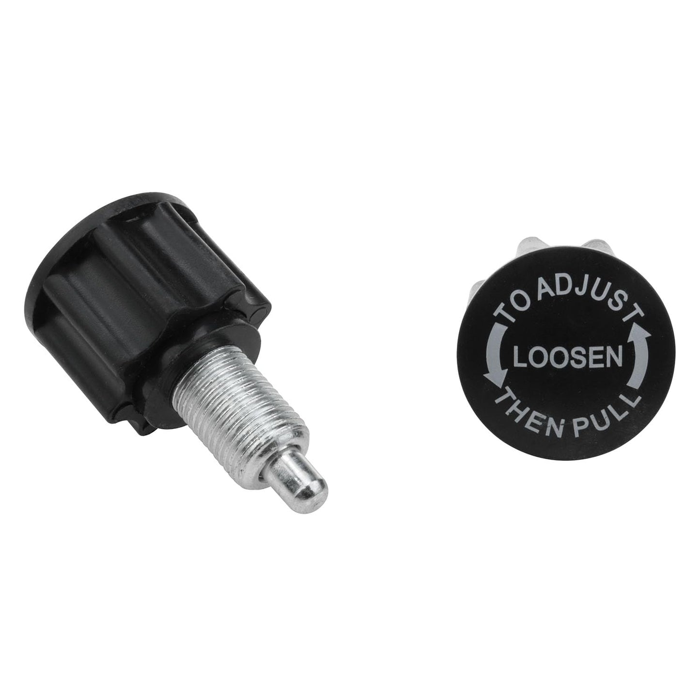 Zangc M18 pop-Out pin knob Pull pin Spring knob for Exercise Equipment Bicycle Equipment Exercise Bike Replacement Parts Black 2PCS (M16)