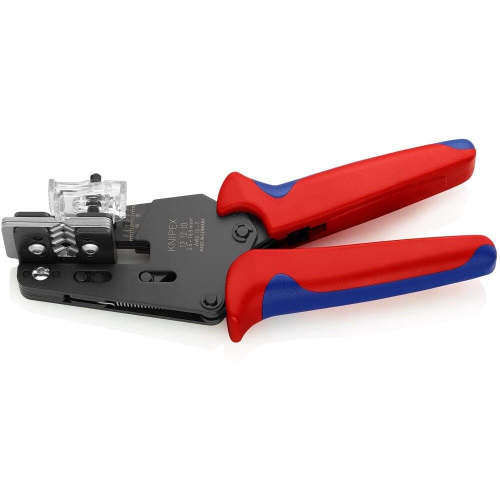 KNIPEX Tools 12 12 10 Precision Insulation Wire Stripper, 7.5 Inch