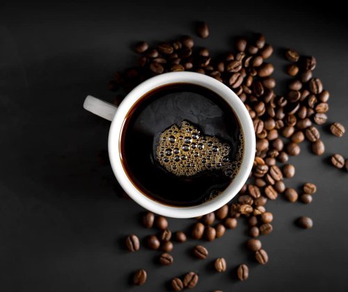 Black Insomnia Extreme Caffeine Coffee - World's Strongest Highly Caffeinated Coffee - Butterscotch Caramel Flavored, Classic Roast, Ground - 1lb