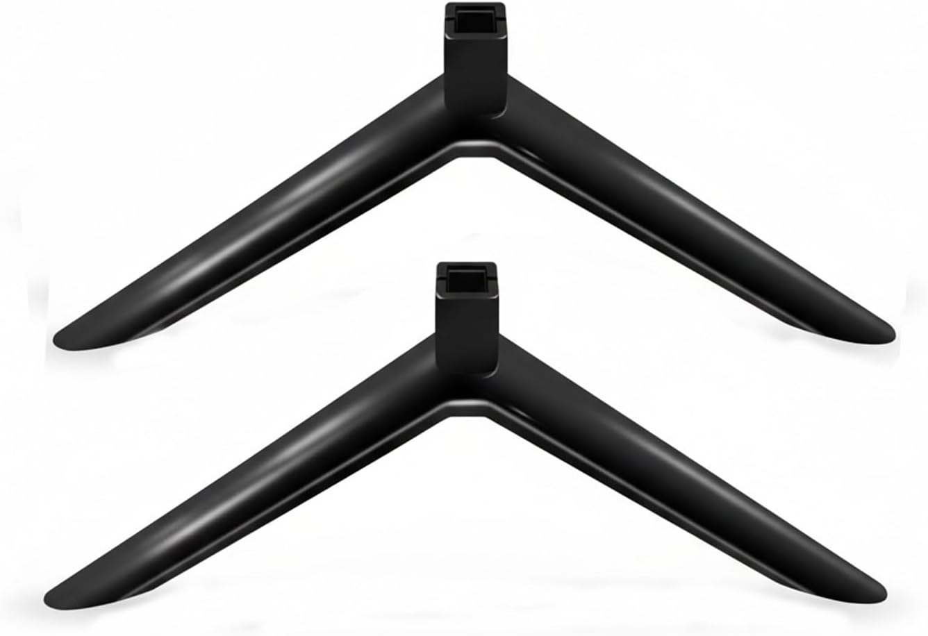 Dranvosk 24-27Inch 2 Pack Universal TV Stand Legs for TVs | Replacement TV Feet with Screws | Easy Install Plastic