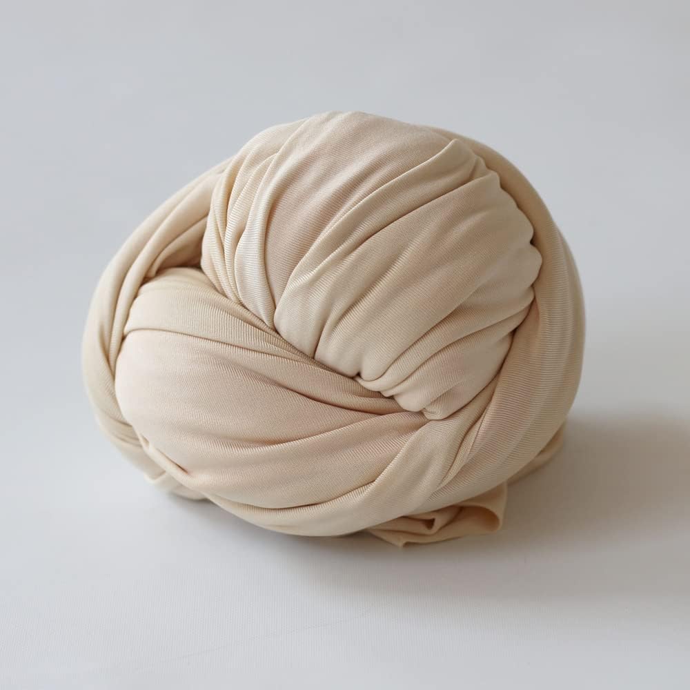 Coberllus Newborn Photography Swaddle Blanket in Beige