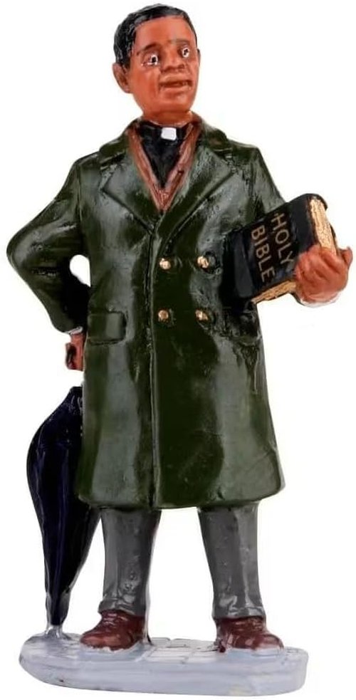 Lemax Village Collection Preacher Figurine - Charming Holiday Decor | Perfect for Collectors