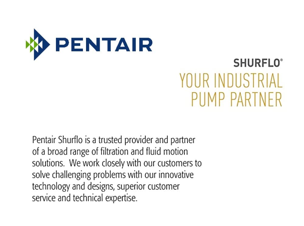 PENTAIR SHURFLO 8000-543-236 Diaphragm Pump, 12VDC Automatic Demand Water Pump, 1.8 GPM 50 PSI Agricultural Sprayer Pump, Chemical Resistant Transfer Pump for Irrigation, Lawn, Farm and Spray Systems