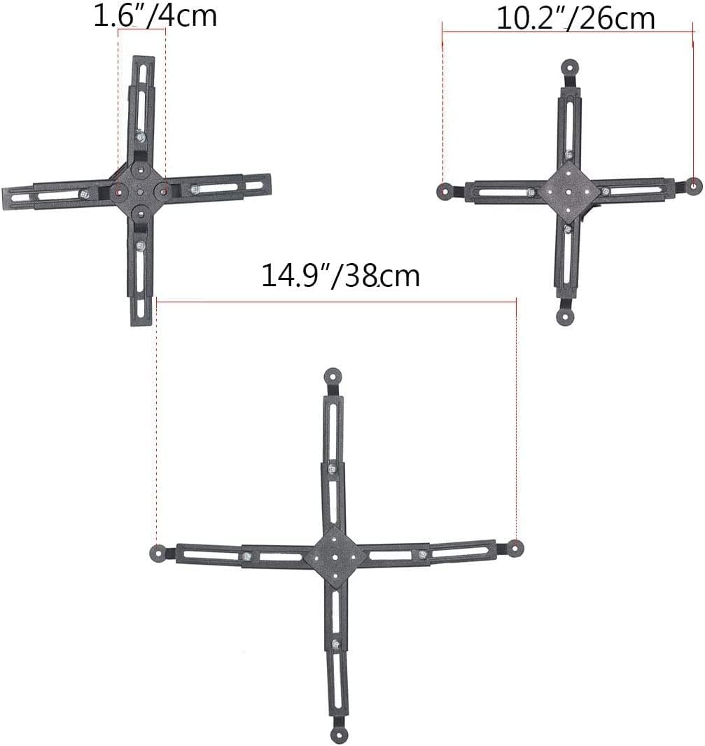 Coret 33 lbs Universal Projector Mount Adjustable Ceiling Wall Mount, Projector Extending Arms Mount for LCD/DLP Home