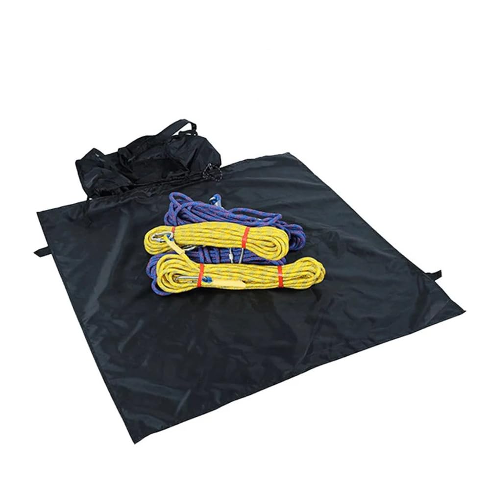 Mollytek Rock Climbing Rope Bag Large Capacity Foldable Waterproof Oxford Rock Climbing Backpack with Ground Sheet