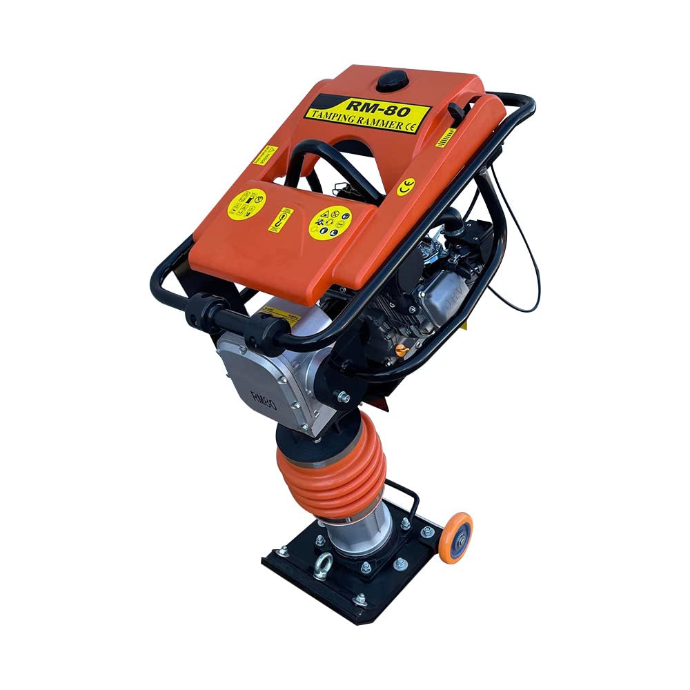 6.5 Hp Impact Jack Rammer Tamper Jumping Jack Compactor Recoil Starter with Wheels
