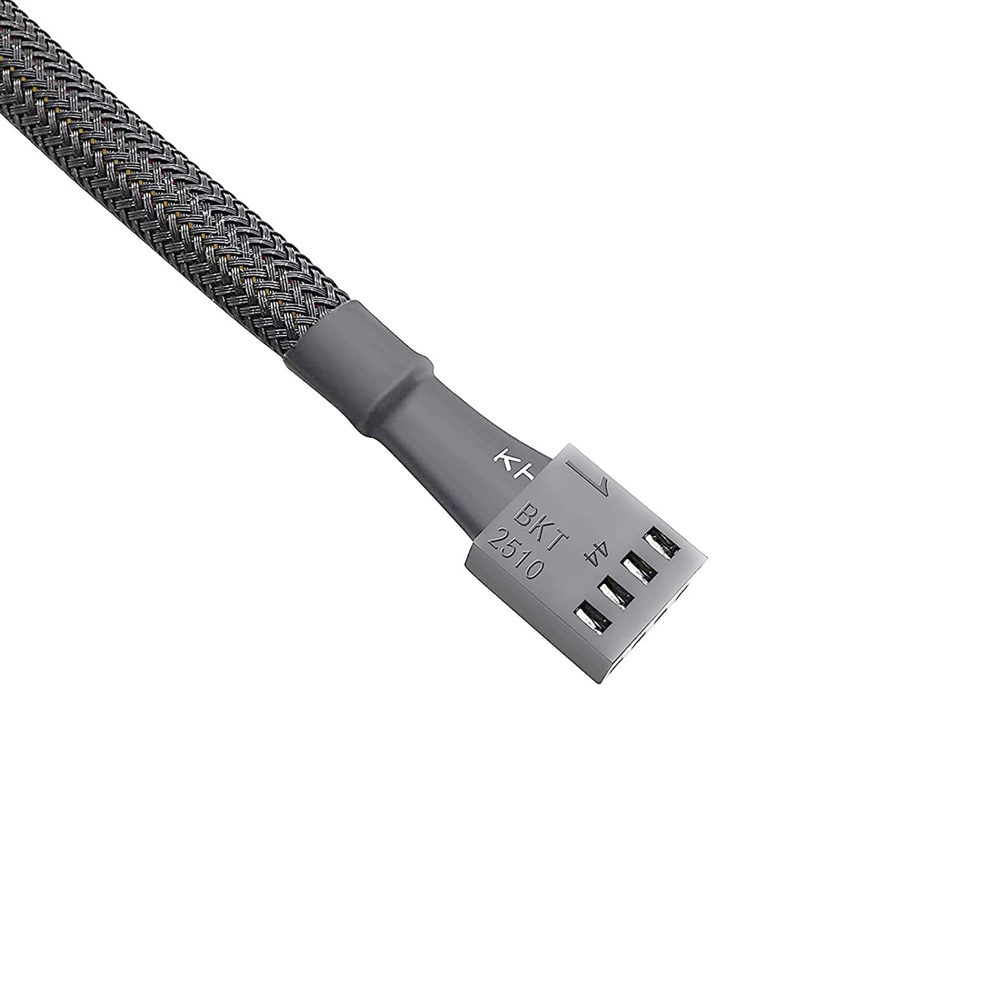 ThreeBulls 4 PIN/3PIN 12V 1 5 (15.7 Inch) PWM Fan Hub, PC CPU Cooling Power Fan Extension Cable Hub Splitter Adapter