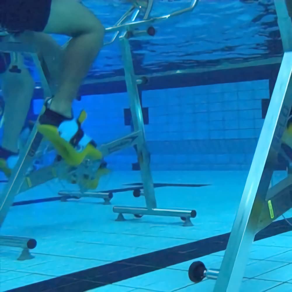 Siborter Underwater Bike for Pool Stainless Steel Adjustable Aquatic Fitness Equipment