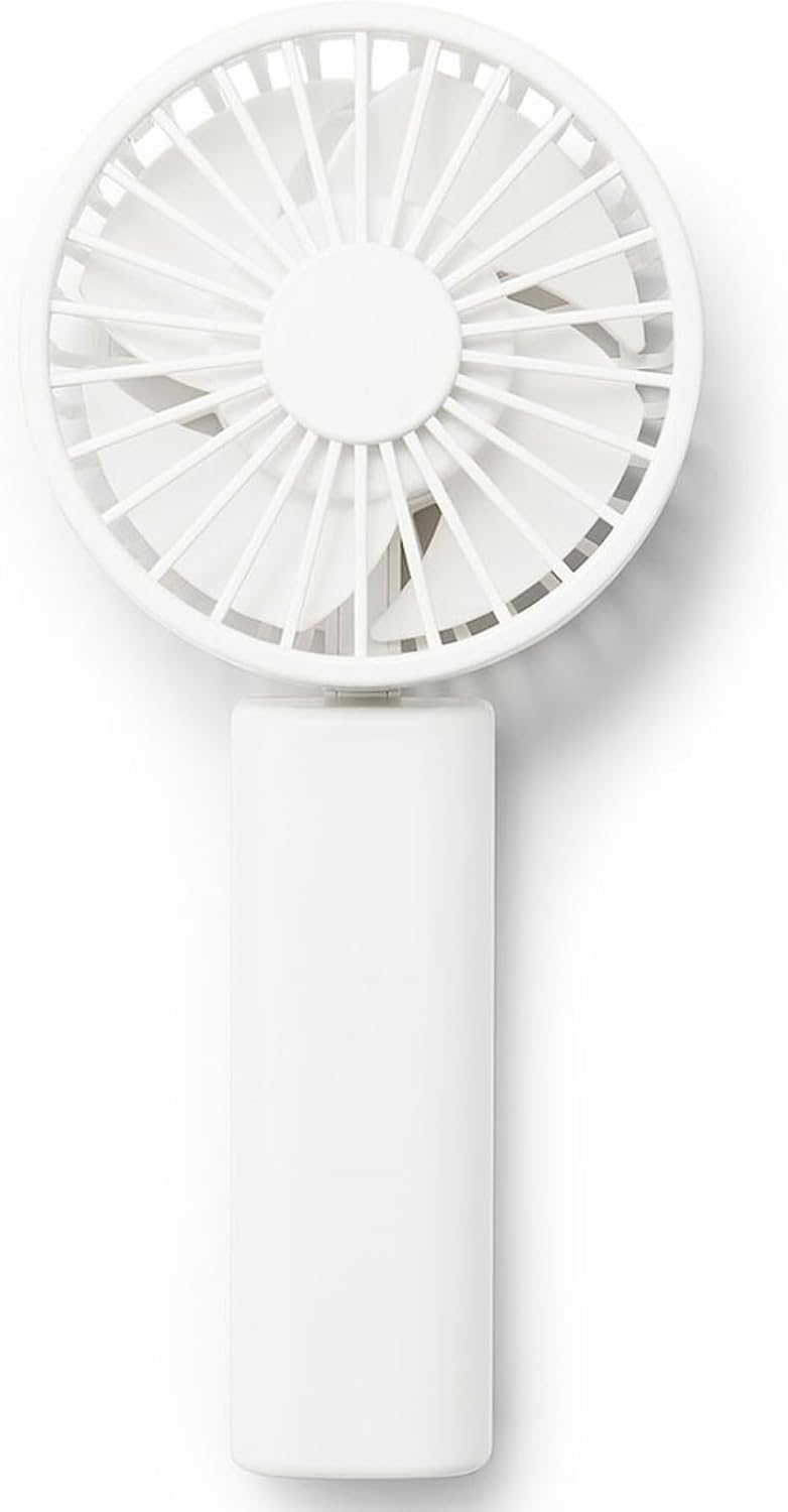 White/MJ-HF4-WH MUJI Rechargeable Compact Handy Fan