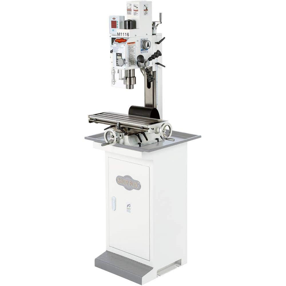 Shop Fox M1116 Variable-Speed Mill/Drill with Digital Readout