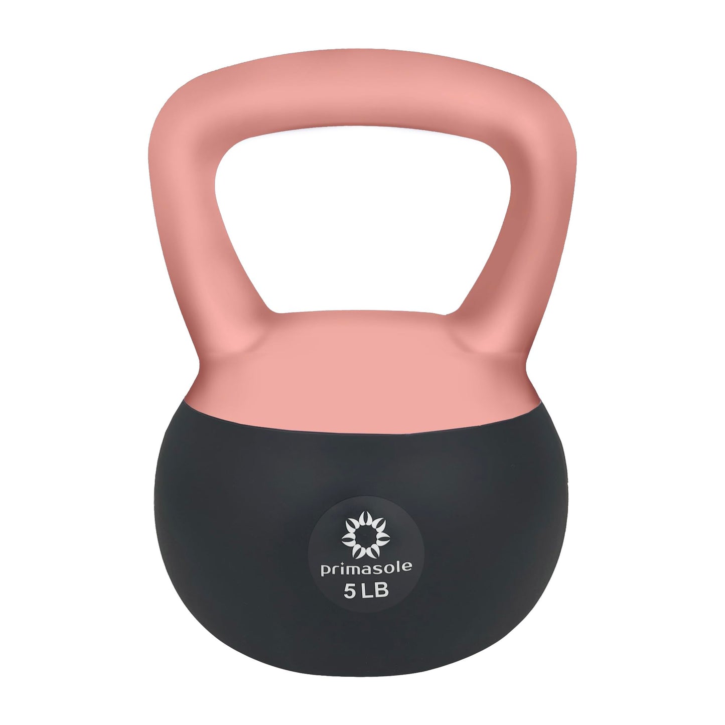 Primasole Soft Kettlebell 5lbs Shook Resistance base. Anti Slip hand Kettlebell weights for Women and Men -Home workout Kettlebells dumbbells for strength and safety.