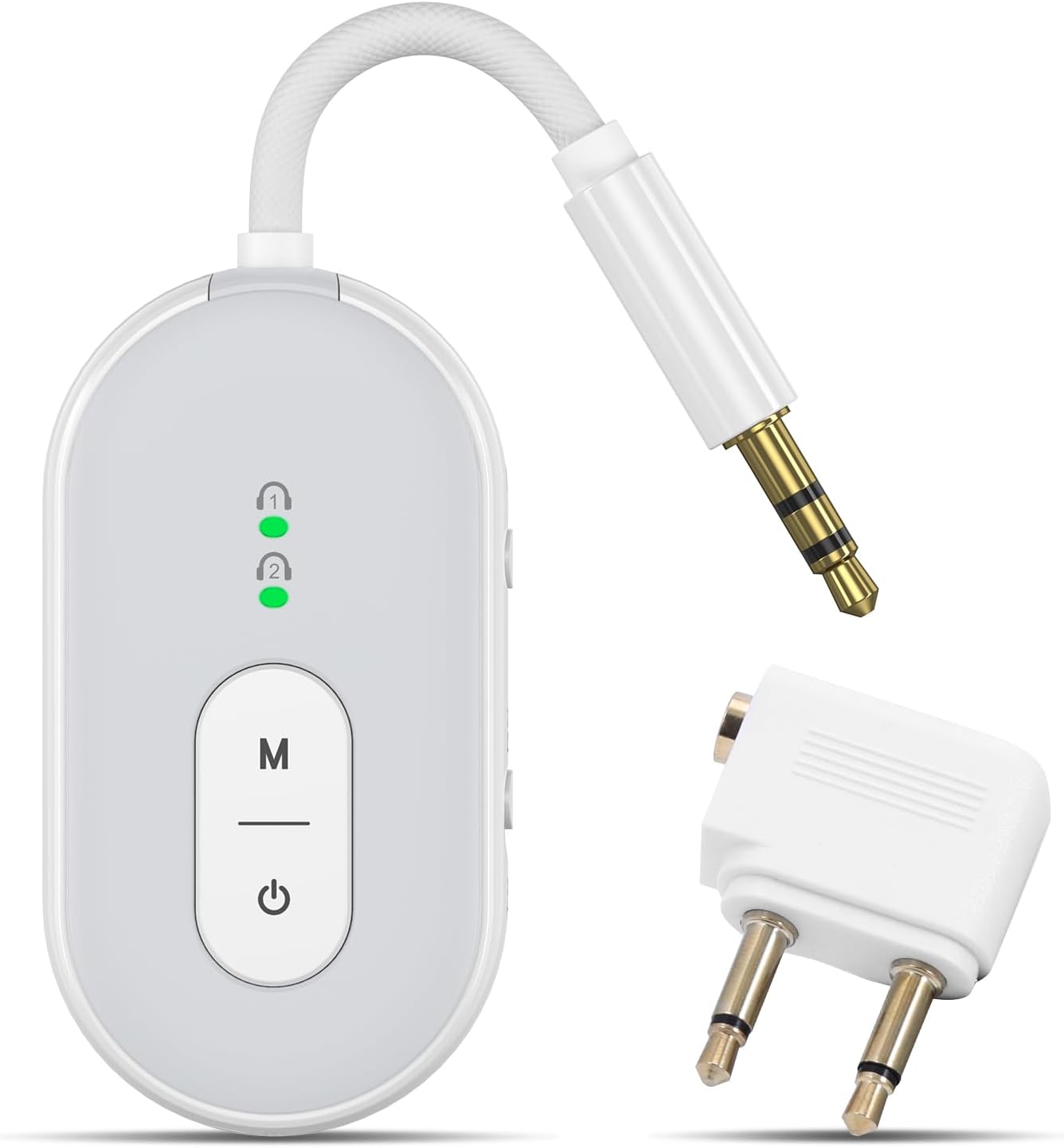 Ankilo 5.3 2-in-1 3.5mm 18+ Bluetooth Transmitter Receiver for Car, Wireless Audio Adapter with AUX, Low Latency