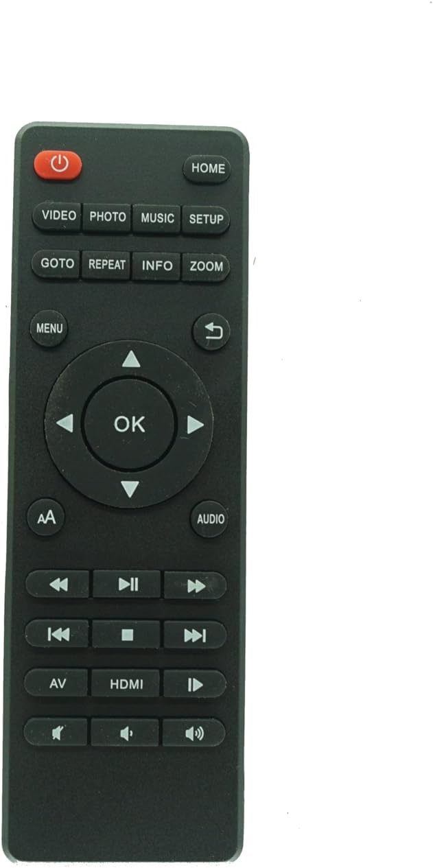 HCDZ G2, G3, 4K 1080p Replacement Remote Control Compatible for Micca Speck Micca Speck Mini Digital Media Player