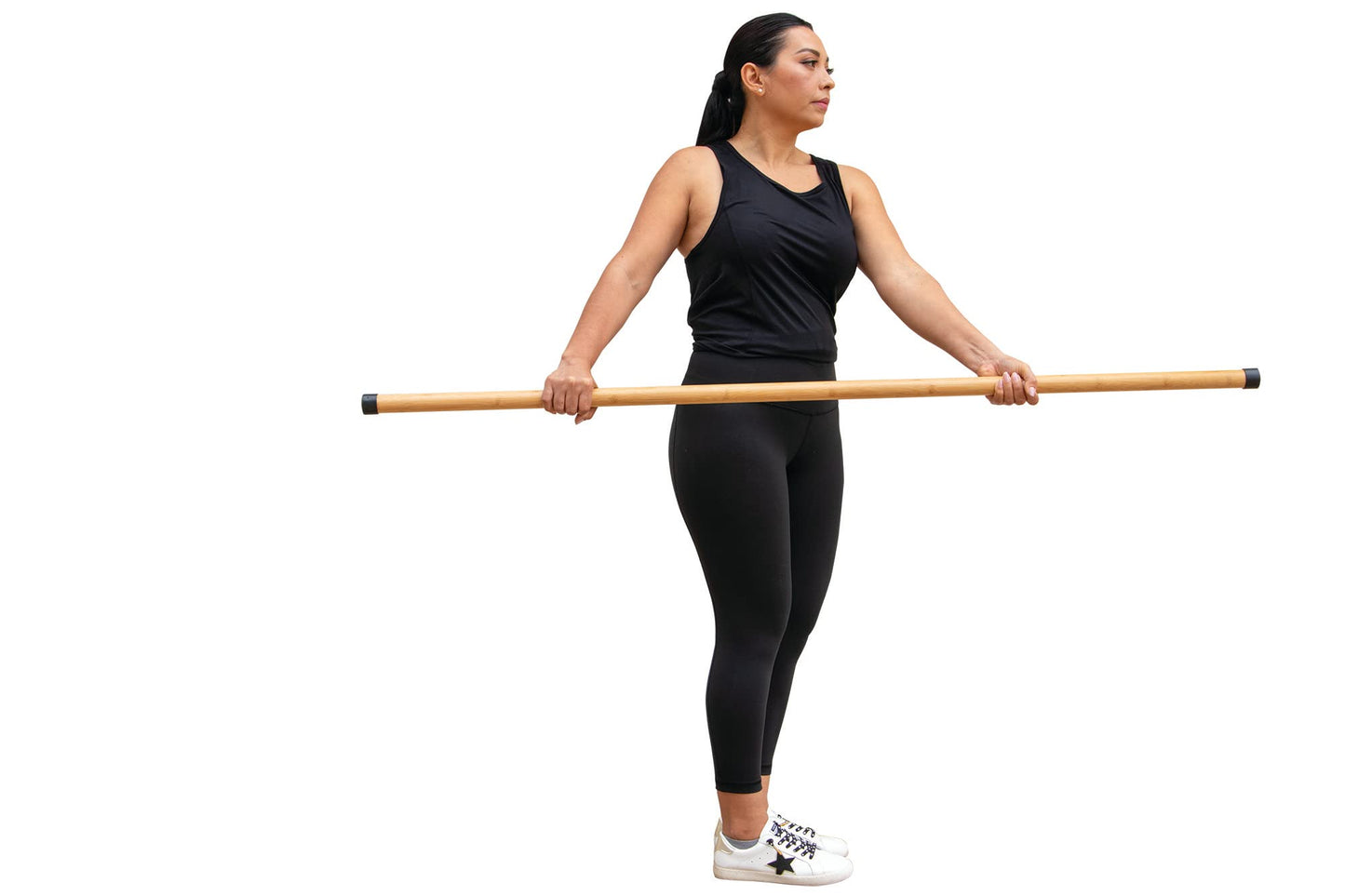 Bamboo Stick for Walking, Balance, Strength Training, Stretching & Added Mobility, Length 78 INCH