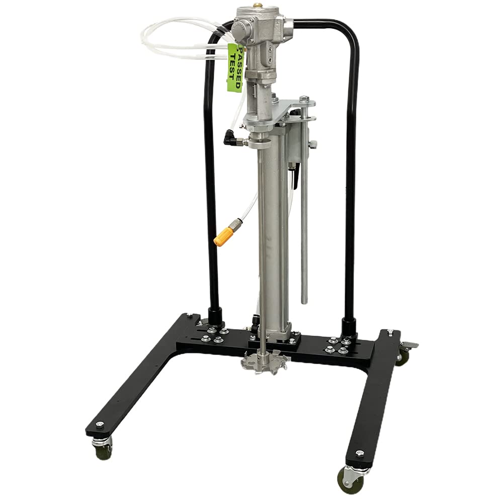 COSMOSTAR 5 Gallon Automatic Air Lifting Pneumatic Pail Agitator Paint Mixer | Drum Mixer | Pneumatic Bracket Mixer, Paint Stirring Machine Bracket Air Agitator Paint Mix Tool, Paint Agitator