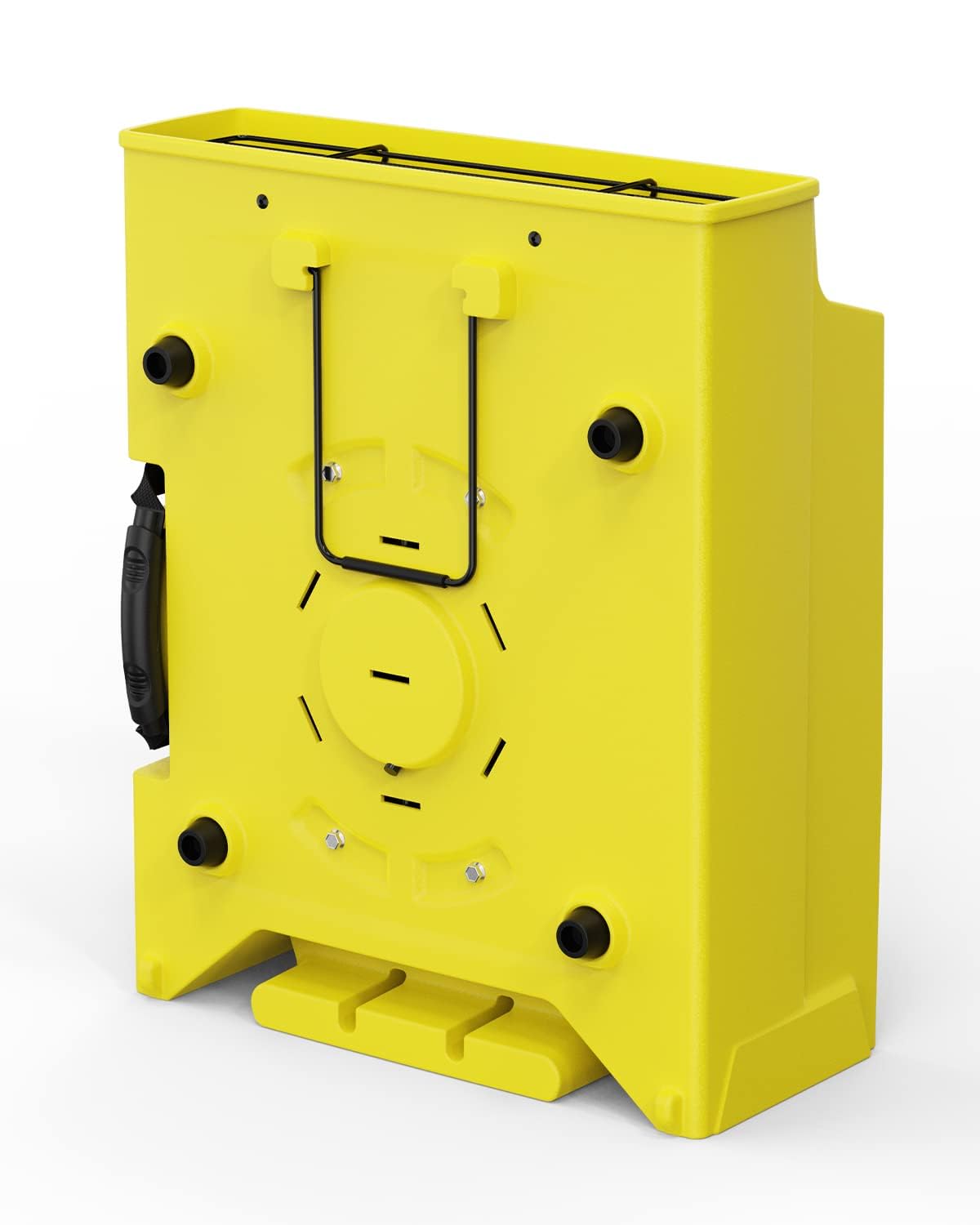 ALORAIR Air Mover,1/4 HP 950 CFM Floor Blower Fan with Dual GFCI Outlets, 4 Speeds, 5 Blower Angles & Daisy Chain - Ideal for Carpet Floor Dryer and Water Damage Restoration (Zeus 900 Yellow)