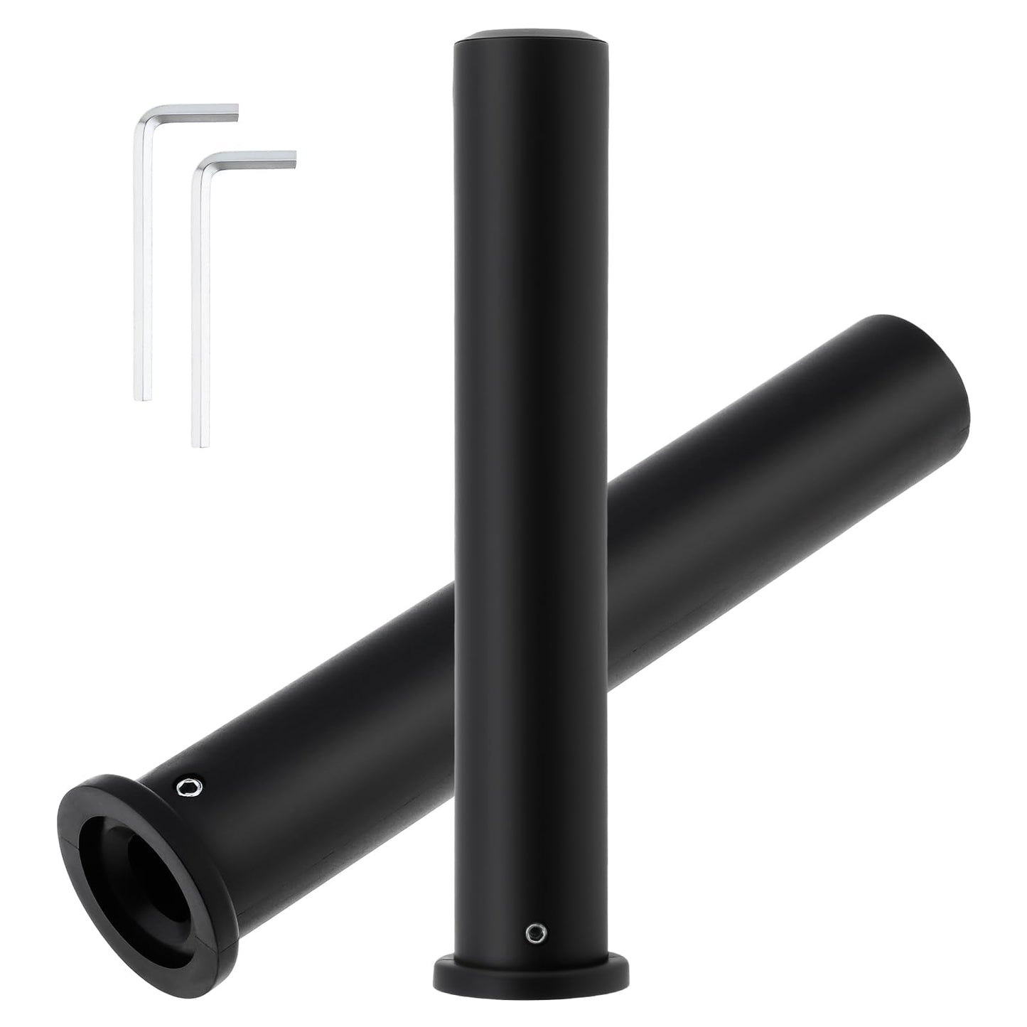 Tobefore 11-inch Olympic Adapter Sleeves - Heavy-Duty Nylon Converters for 1-inch to 2-inch Standard Barbells and Dumbbells, 600-pound Capacity, Includes 2 Sleeves with 2 Wrenches
