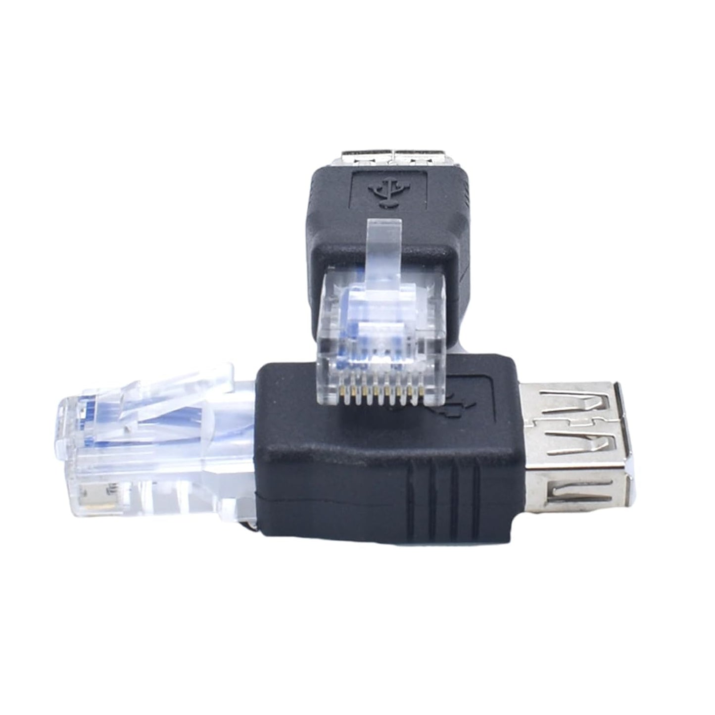 Rooyar 2.0 RJ45 USB to Ethernet Networking Adapter USB Transfer Networking Plug Adapter for Connecting ADSL Modems