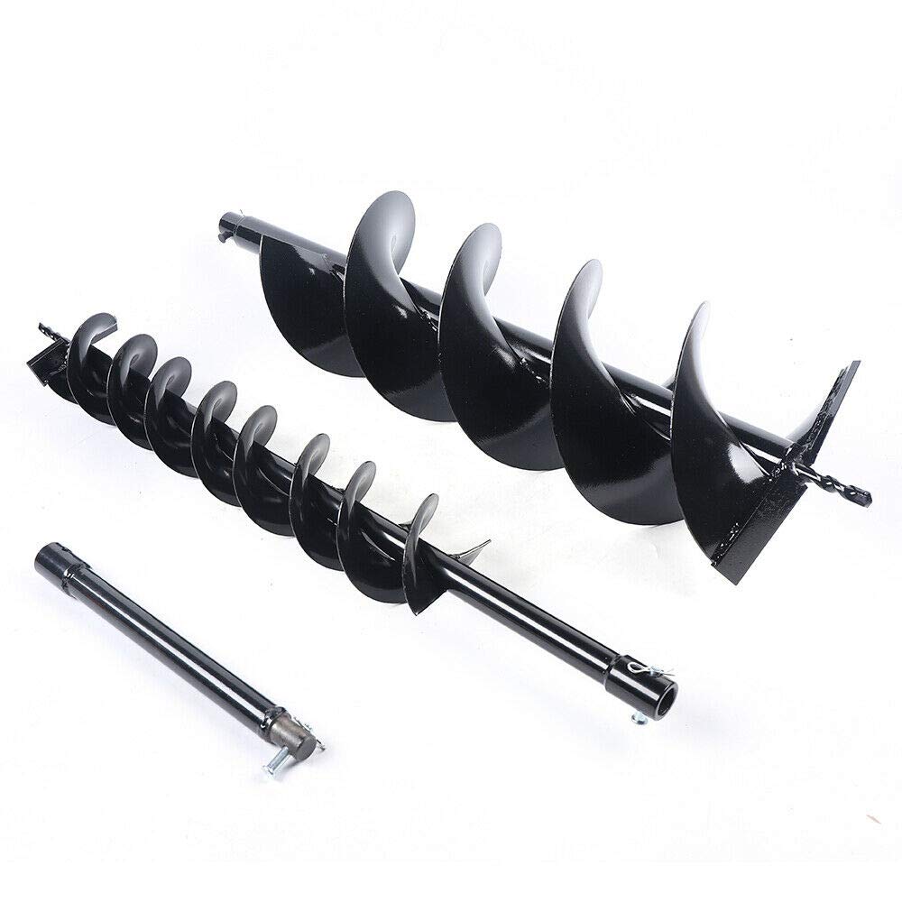 Kunghei 52CC 2 Stroke Auger Post Hole Digger, Double Digger, Gas Powered, 1 Count, 4" & 8" & 12" Extention Rod, For Farm Garden Plant