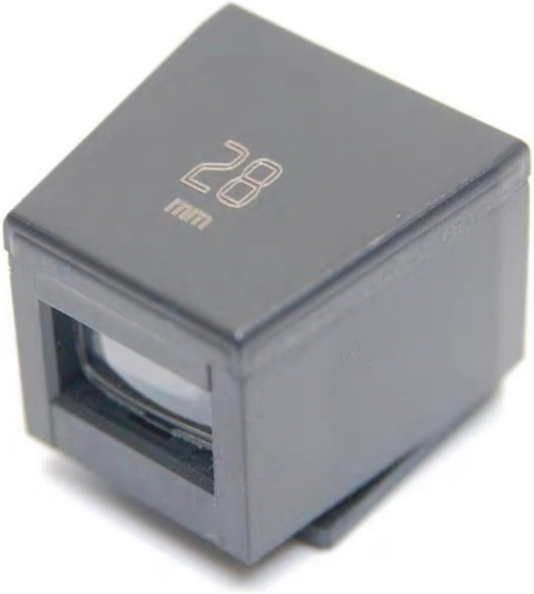 XHSESA 28mm 35mm 40mm (28mm) Optical Viewfinder for Ricoh GR for Leica X Series, Side Axis Finder for Compact Cameras