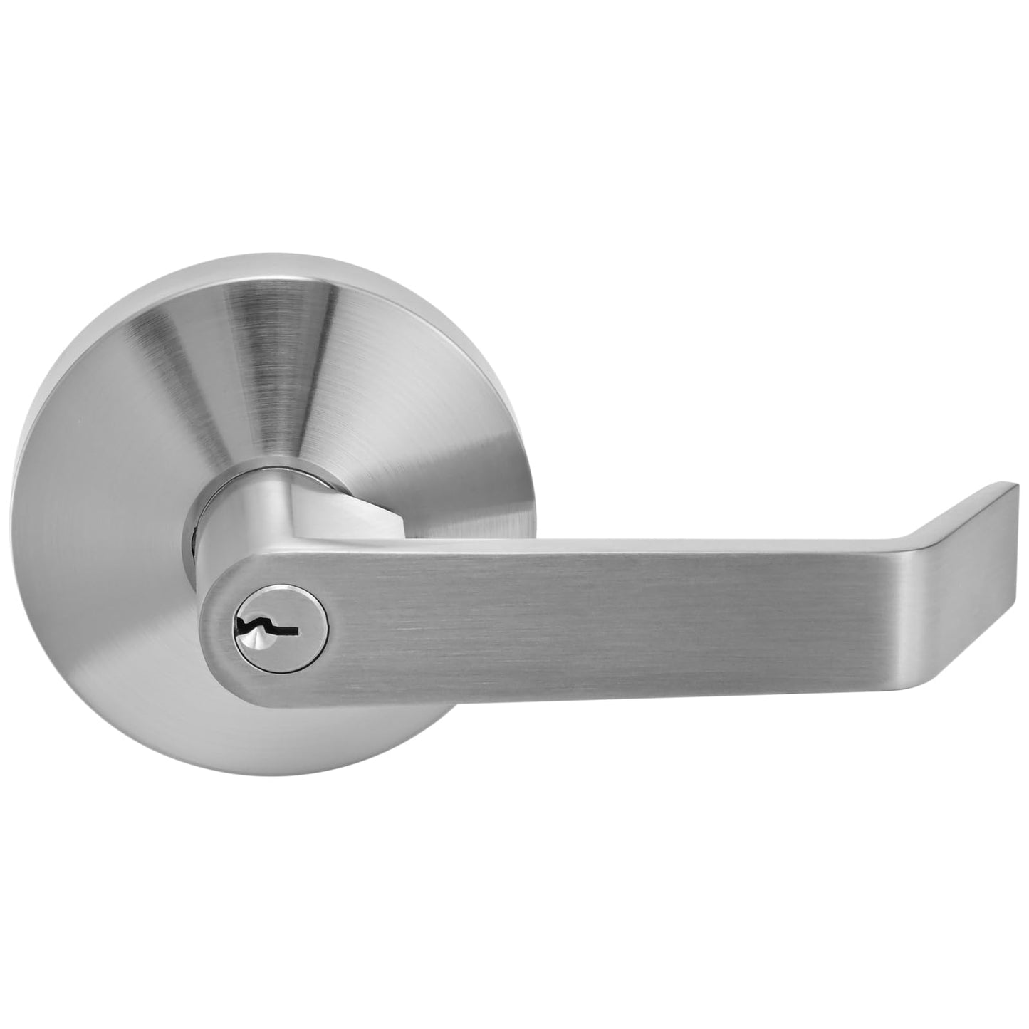 Commercial Panic Exit Device with Push Bar and Exterior Lever Handle, UL10C & ANSI Grade 1 Certified, ADA Compliant Emergency Exit Door Hardware for Safety & Durability (211P-With Lever Handle)