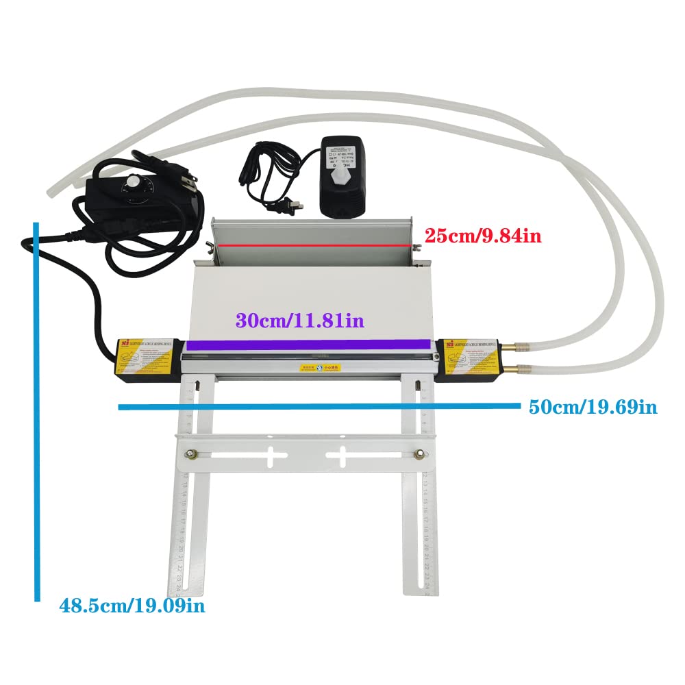 PreAsion 110V Acrylic Plastic Heat Bending Machine 12inch/30cm with Bracket Angle Adjustment PVC Bender