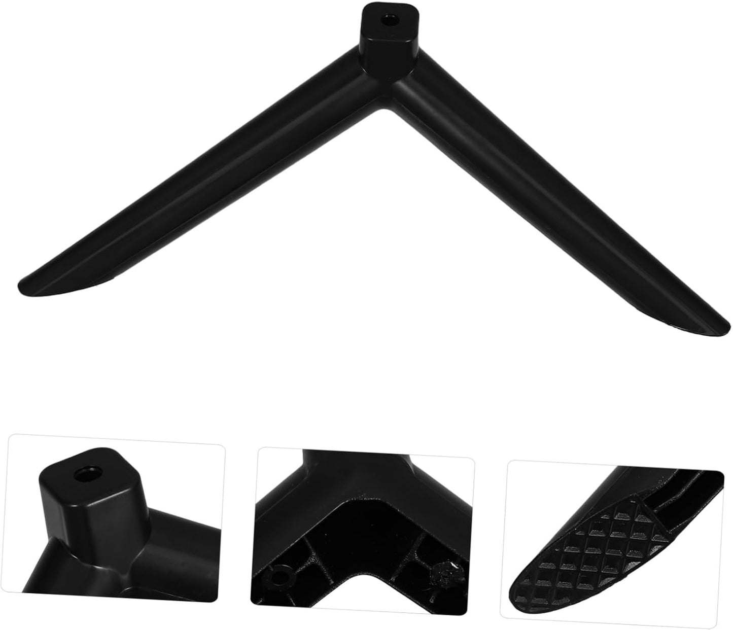 SHOWERORO 1 Universal TV Stand Base Legs Replacement Compatible Models Easy Installation for Tabletop Mounting