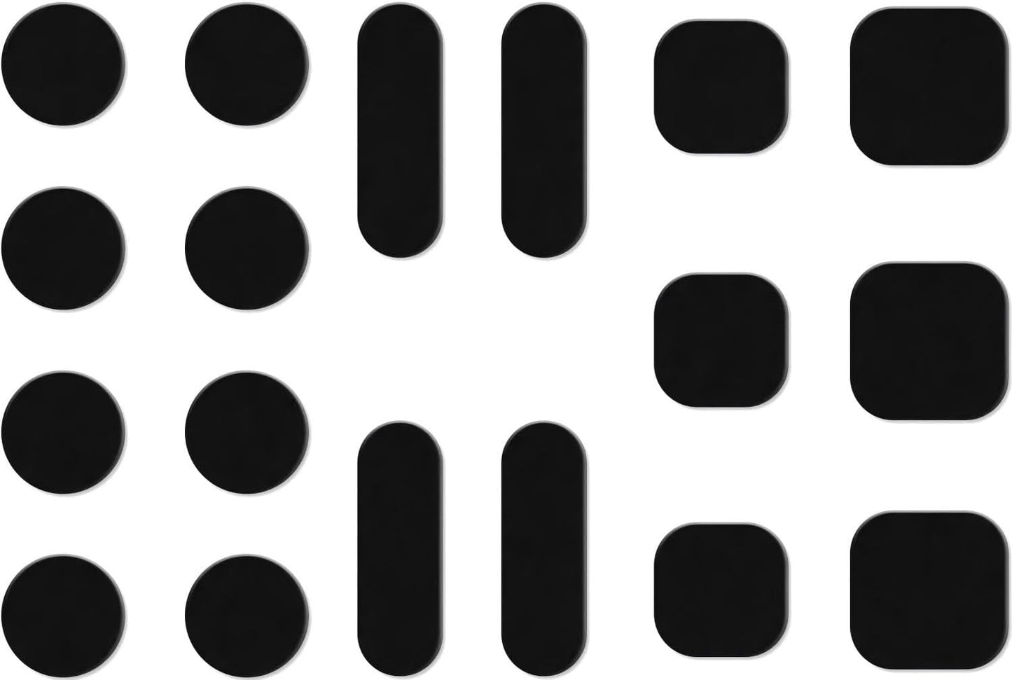 JiSiTeCai 18 Universal Webcam Covers - Privacy Protection Accessory, No Residue Application, Safe Screen Closure