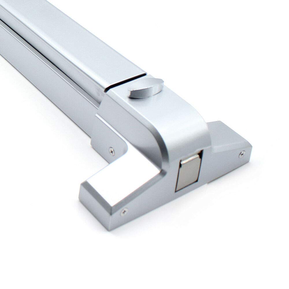 LOYALHEARTDY Door Push Bar Exit Panic Device, 30“-36” Heavy Duty Door Push Bar Stainless Steel Panic Bar Exit Device Commercial Emergency Exit Bar
