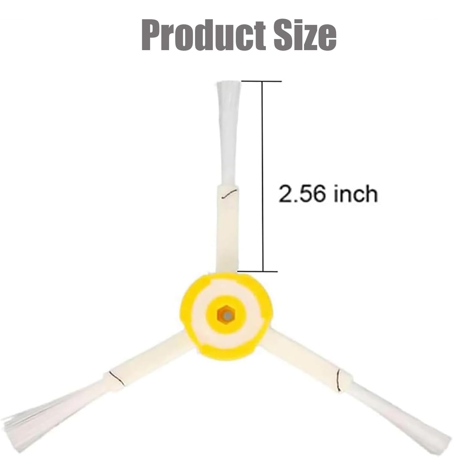 Side Brush Replacement for IRobot Roomba 900,800,700 and 600 Series 960 980 985 860 870 877 880 890 891 895 805 761 770 780 790 614 650 665 671 675 690 694 Models 6-Pack