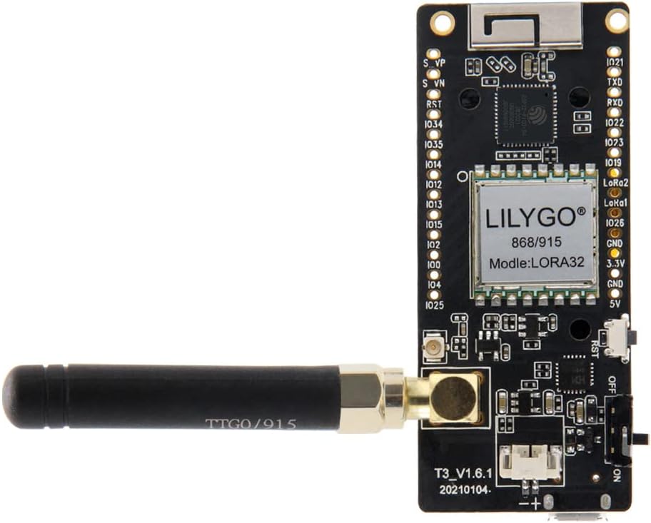 LILYGO LoRa32 915Mhz ESP32 0.96 Inch Paxcounter Development Board OLED SD Card BLE WiFi TTGO Module