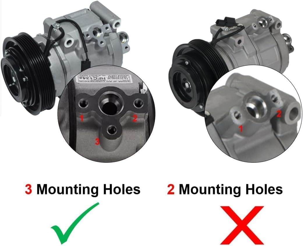 A-Premium Air Conditioner AC Compressor with A/C Clutch Compatible with Acura TL 2009-2014, TSX 2010-2014, RDX 2013-2015 & Honda Accord 3.5L 2008-2012, Accord 2.0L 2014, Crosstour 3.5L 2012