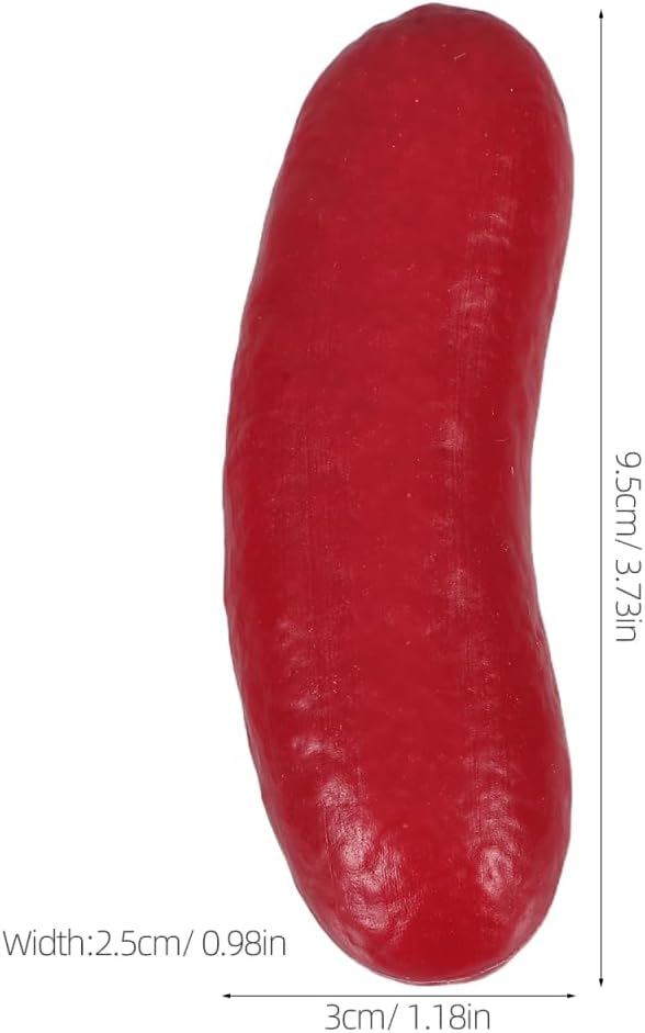 10Pcs CLISPEED Hot Dog Toy - Fake Sausage Props, Realistic Food Models for Photography, Party Table Decor, Kitchen Home