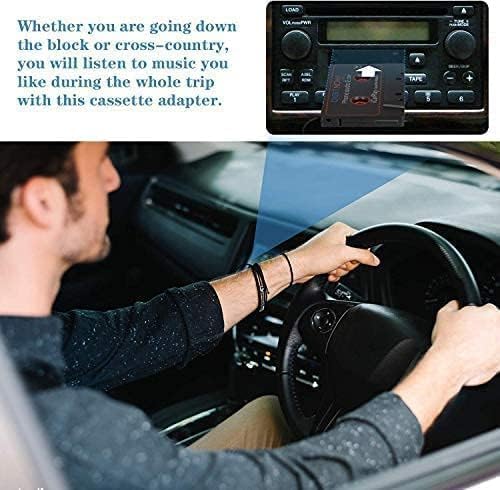 DIGITNOW Cassette 3.5MM Smartphone/MP3 3.7Ft Car Audio to Aux Adapter, Aux Audio Cable Tape Player for Player/CD
