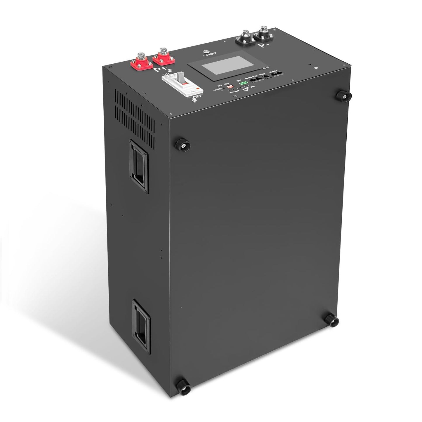 HiXiMi LiFePO4 Battery Box DIY 48V 280Ah 15kwh 51.2V 314Ah 330Ah Lithium Iron Pack Metal case,with 200A JK BMS and Other Accessories,for Off Grid,Backup Power,Home Storage(Batteries not Included)