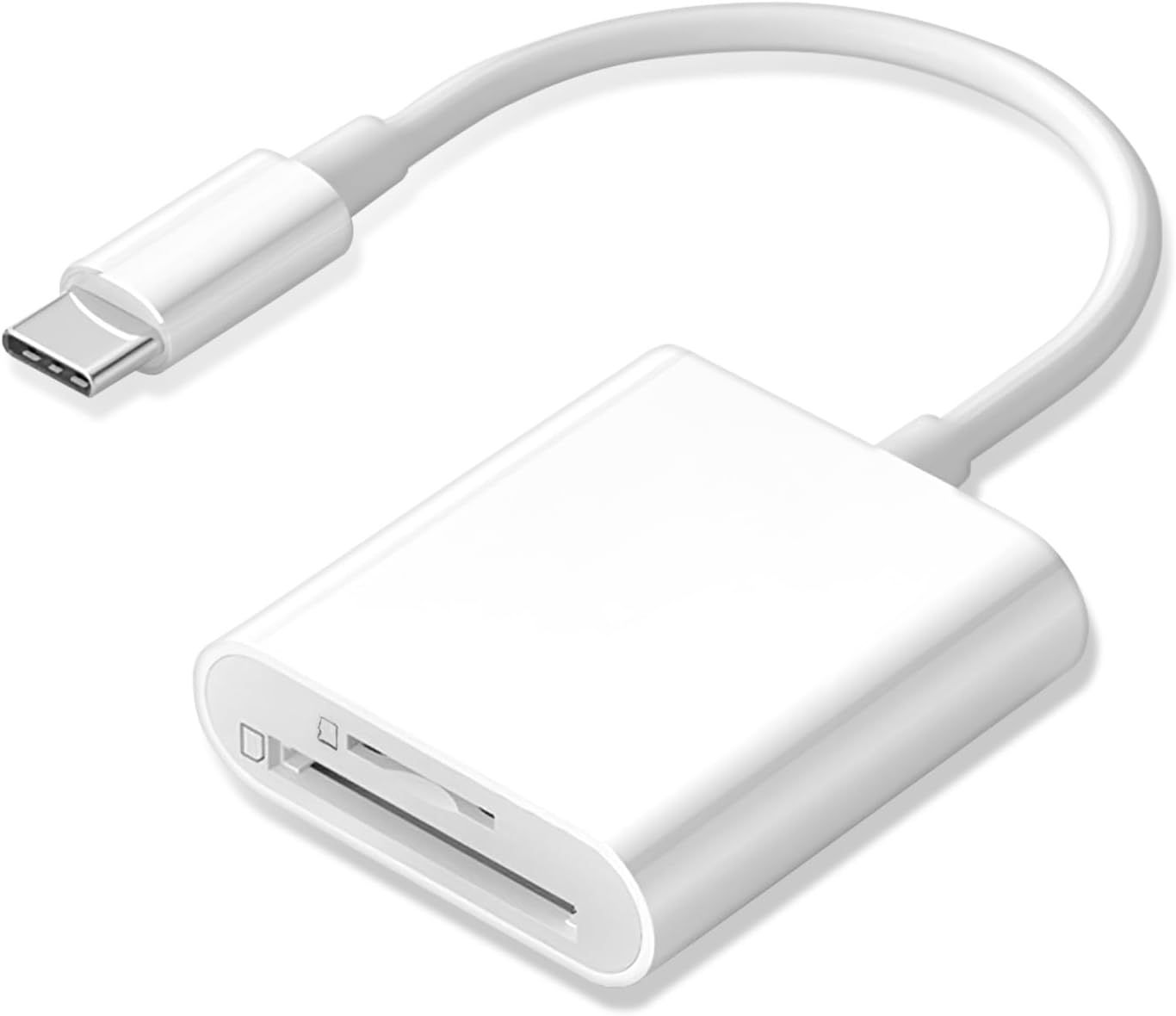 LBSC 15 16/iPad/MacBook/Mac, -2 USB C SD Card Reader, Type C SD Card Reader, Supports SD and MicroSD Memory Card