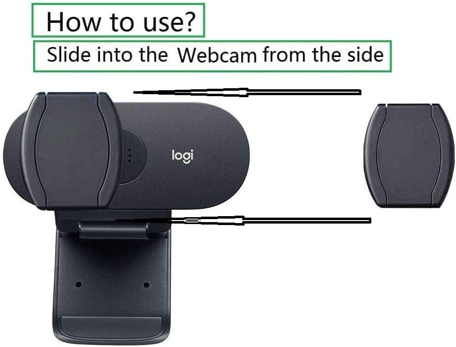LZYDD C505e C505 Webcam Privacy Shutter Protects Lens Cap Hood Cover for Logitech / Webcam