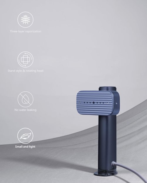 G5 Pro Handheld Steamer for Clothes - Lightweight 1200W Dual Steam Modes, Global Voltage Adaptation, Blue