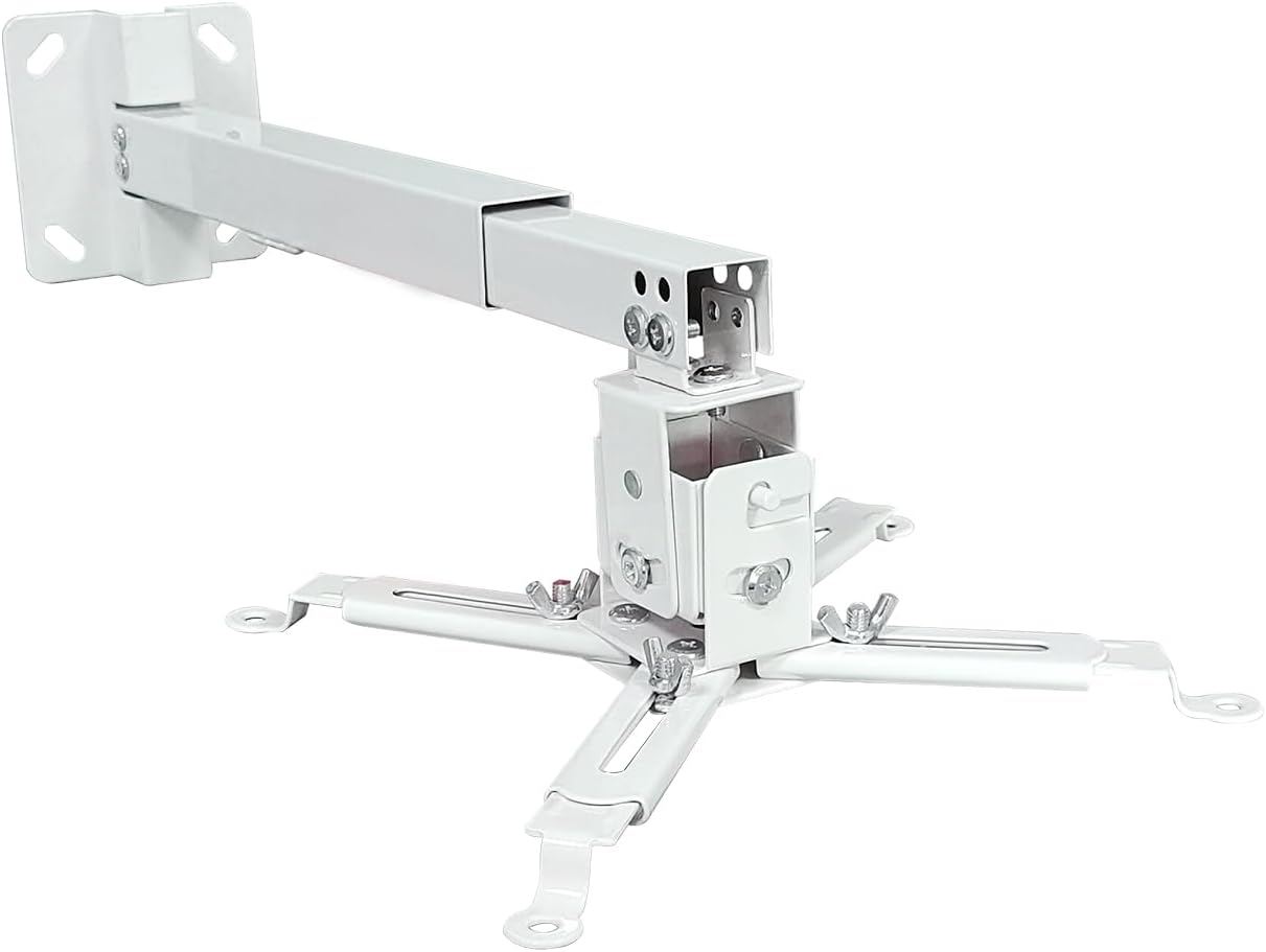 Solarsea 25.5-inch Ceiling Projector Mount, Universal Height Adjustable with Expansion Arm, Suitable for Home
