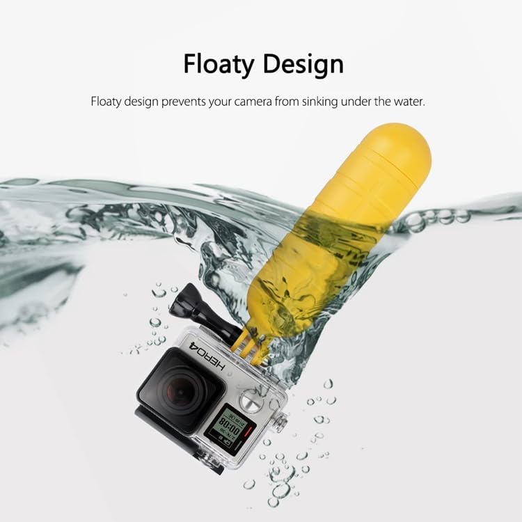 Reflex Camera 5-13, Swimming Floating Hand Grip for Compatible with Go Pro Hero DJI Osmo Action Waterproof Bright