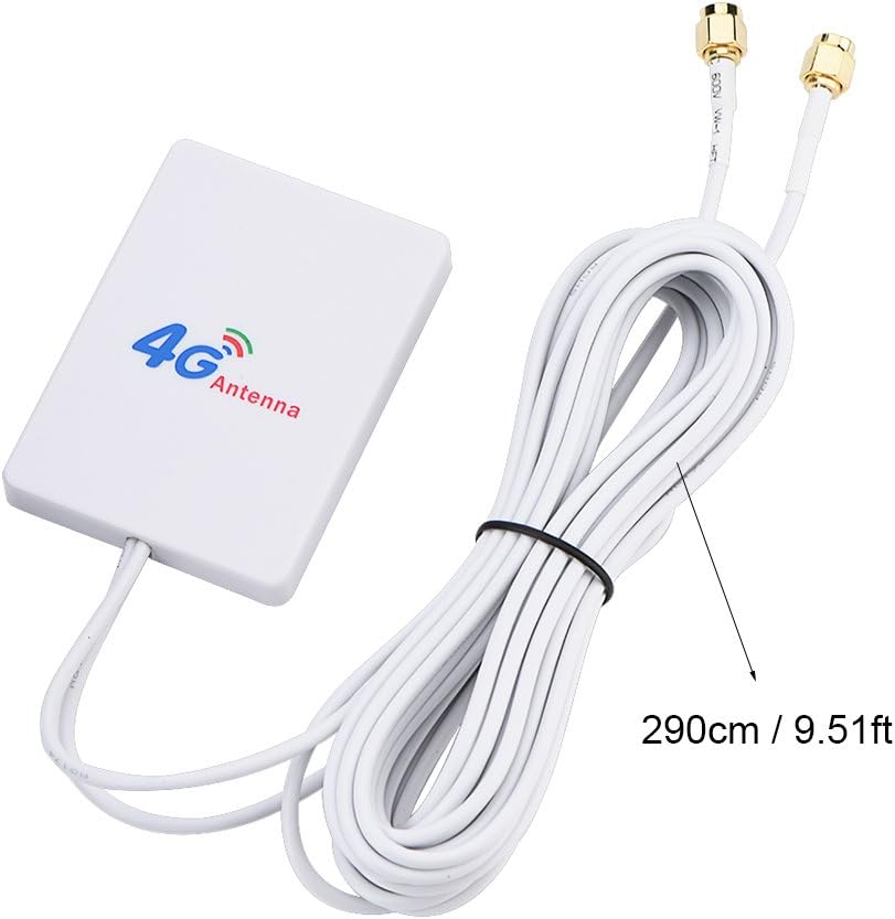 Ciglow 4G/3G 28dbi 4G 3G E398/E3276/E392(SMA LTE Antenna, High Gain Network Ethernet Outdoor Amplifier for Router