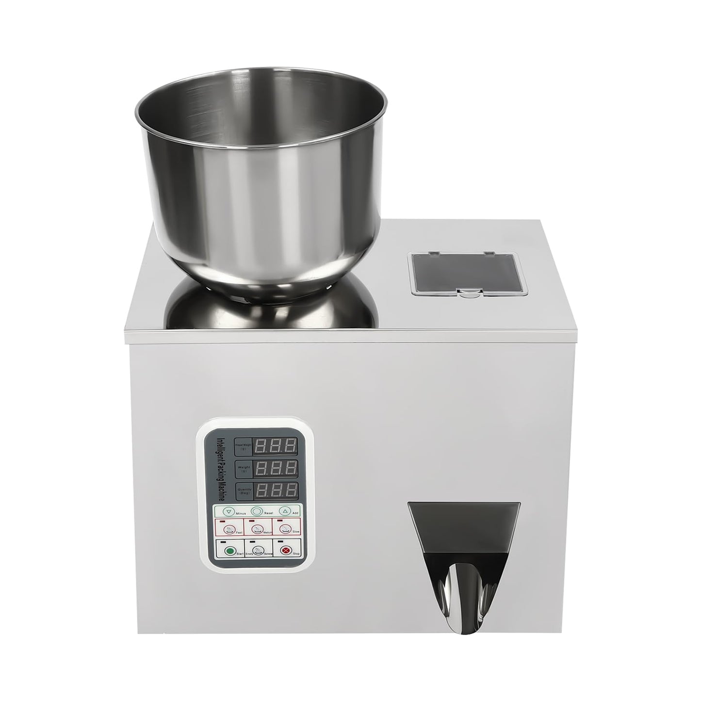 ONEUPING Automatic Particle Filling Machine 1-100g Adjustable Powder Weighing Filler Particle Dispenser, 180W Smart Control Granule Filling Machine for Flour, Grain, Herb, Seed, Coffee Bean, Glitter