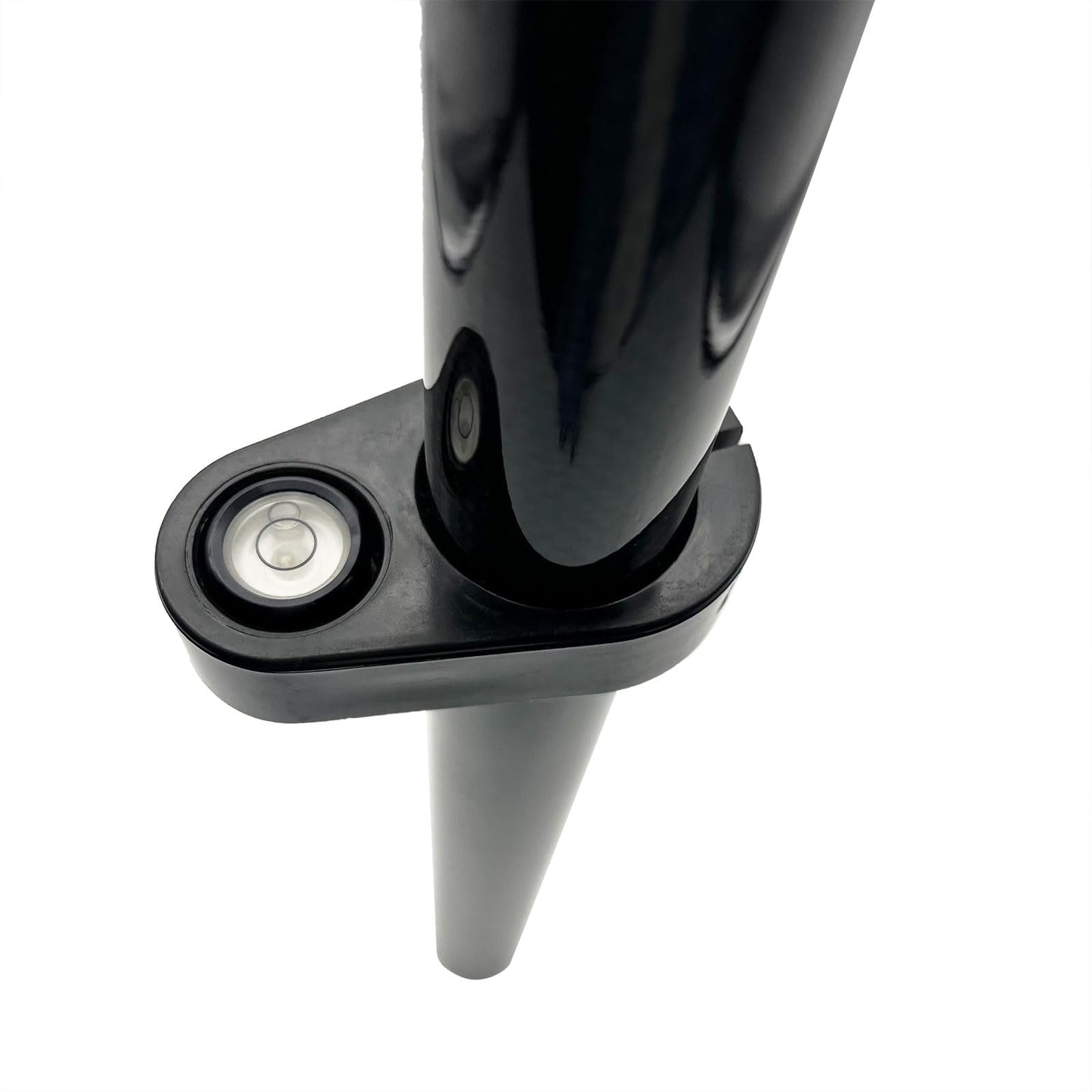 Carbon Fiber Survey Pole 1.8M, 4-Section Prism Pole for GPS GNSS RTK Total Station, with Bubble Level and Soft Carry Bag, 5/8-11 Threaded Surveying Rod