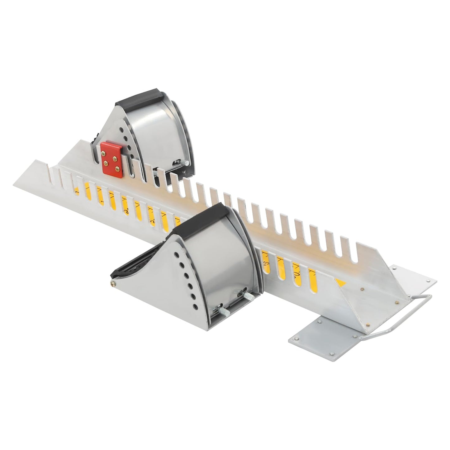 Unndysrt 6 Adjustable Angle Aluminum Starting Blocks, Athletics Starting Block Track and Field, Multi-Function Sprinter Pedals for Plastic Runway Cinder Track