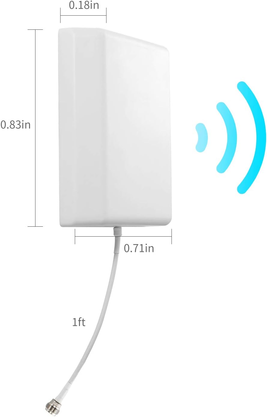 XRDS -RF 8dBi 698 2700 XRDS-RF Indoor Panel Antenna Wide Band Directional Internal Wall Mount Signal Booster WiFi